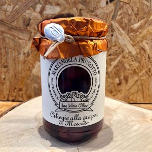 Ciliegie alla grappa di Moscato