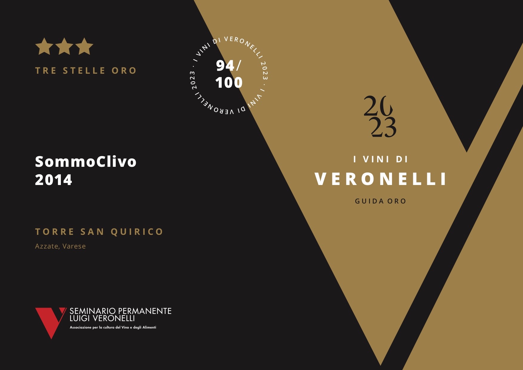 SommoClivo tre stelle d'oro